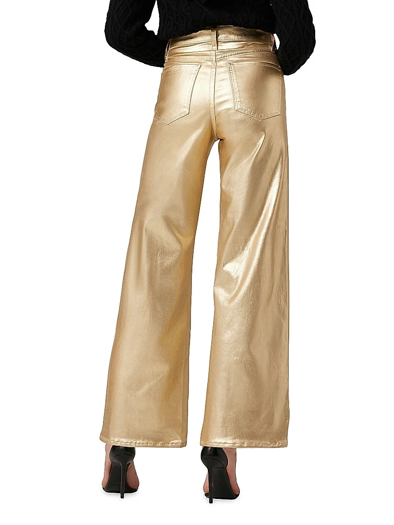 The Mia Metallic Ankle Jeans