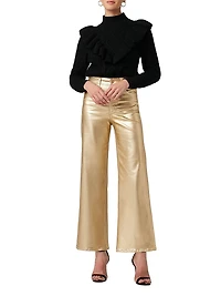 The Mia Metallic Ankle Jeans