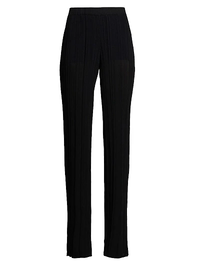 Plissé Knit Pants
