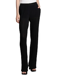 Plissé Knit Pants