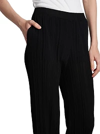 Plissé Knit Pants
