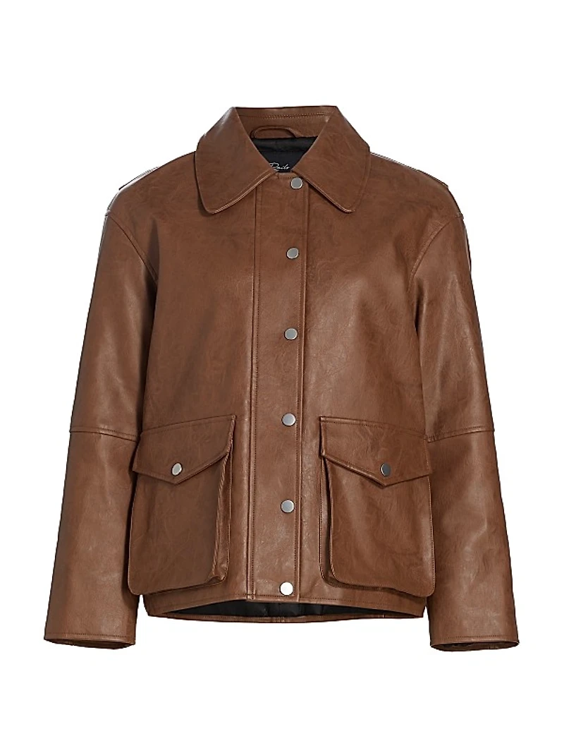 Mathis Faux-Leather Jacket