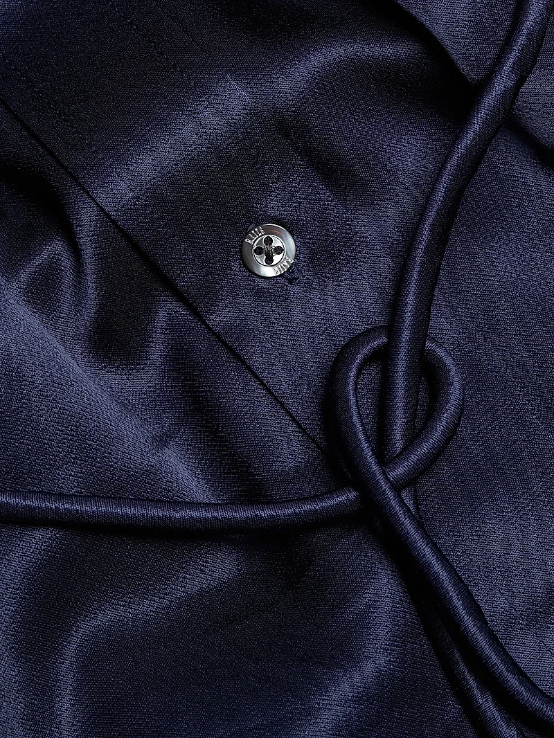 Anina Satin Shirtdress