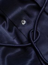 Anina Satin Shirtdress