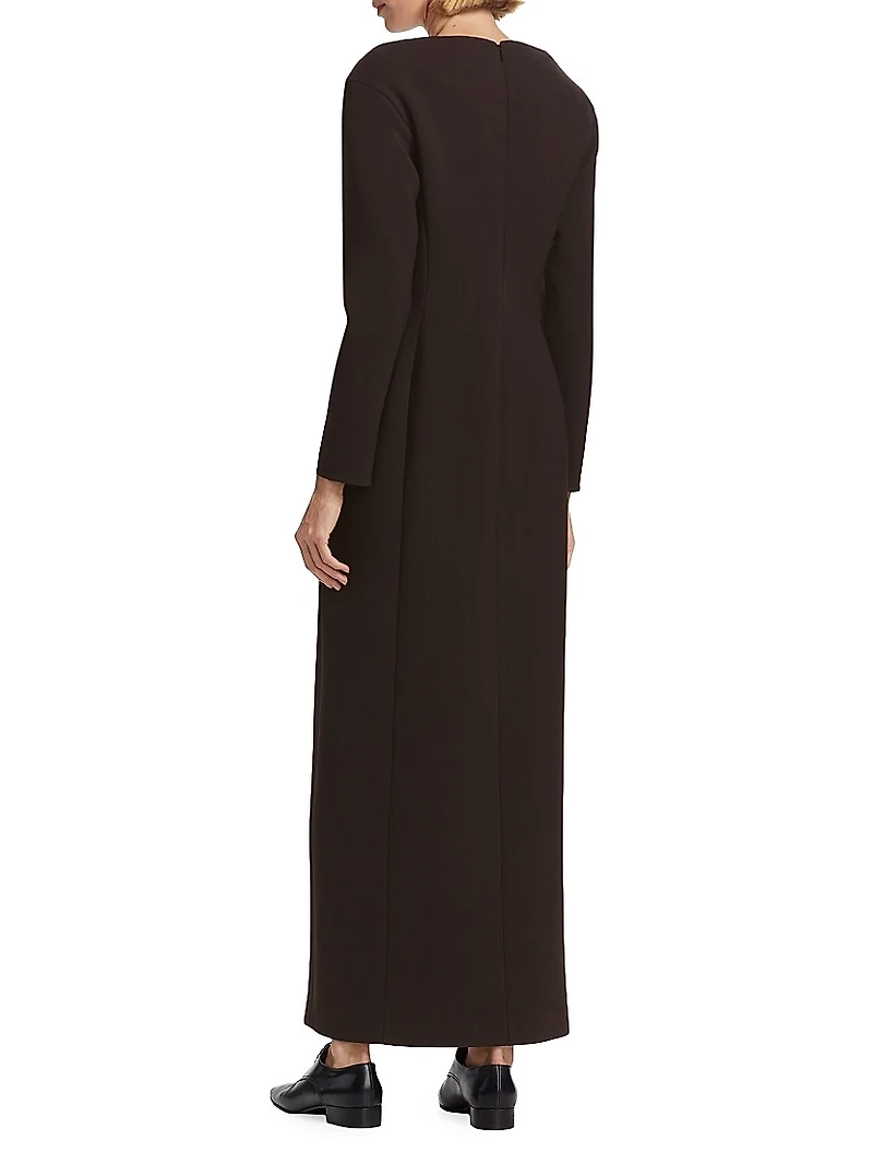 Reysha Wool-Blend Maxi Dress