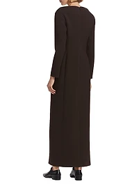 Reysha Wool-Blend Maxi Dress
