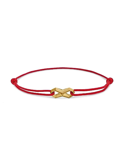 Infinity Link Cord Bracelet