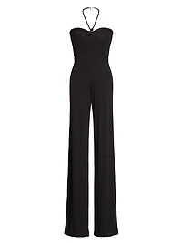 Stretch Jersey Wide-Leg Jumpsuit