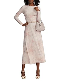 Alisen Floral Jersey Midi-Dress