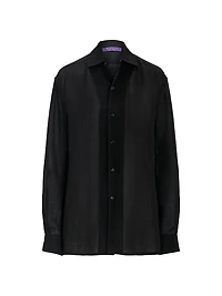 Capri Linen Voile Button-Up