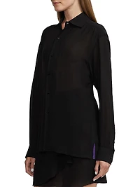 Capri Linen Voile Button-Up