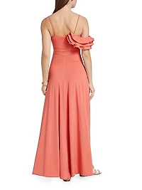 Nodus Cavalieri Ruffle Maxi Dress