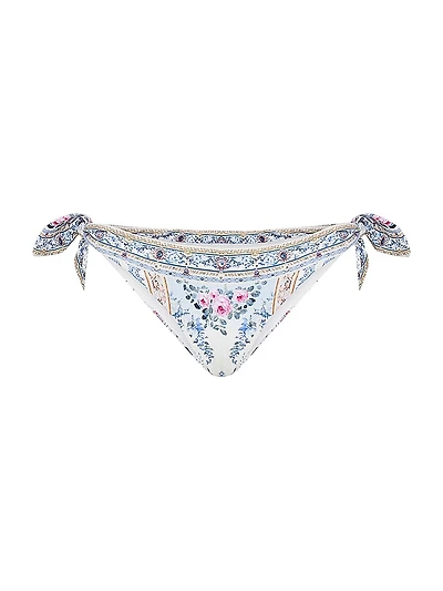Floral Side-Tie Bikini Bottom