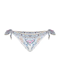 Floral Side-Tie Bikini Bottom