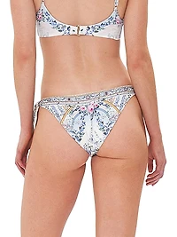 Floral Side-Tie Bikini Bottom