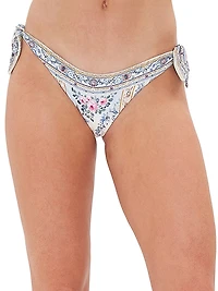 Floral Side-Tie Bikini Bottom