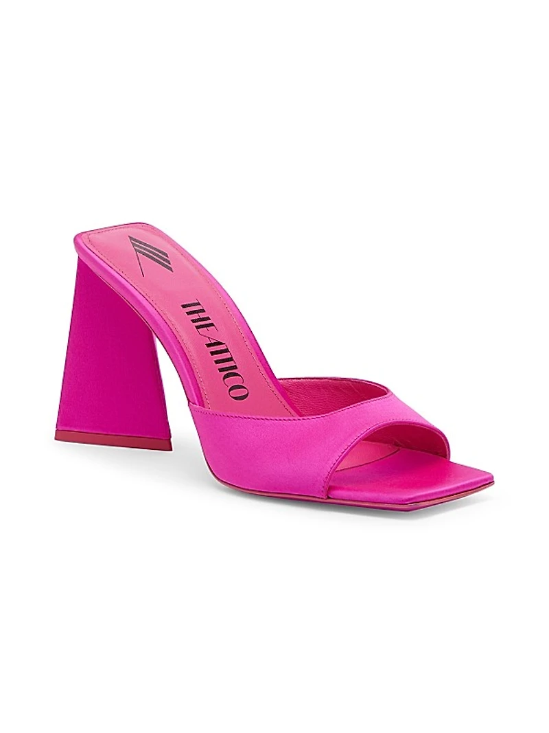 Mini Devon 85MM Satin Mules
