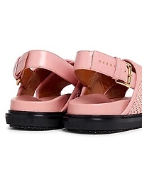 Raffia Criss-Cross Sandals