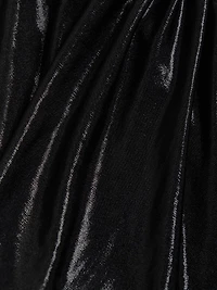 Diana Strapless Ruched Lamé Dress