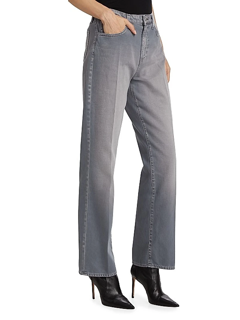 Jones Ultra High-Rise Straight-Leg Jeans
