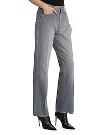 Jones Ultra High-Rise Straight-Leg Jeans