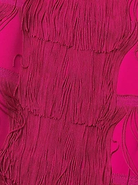 Tiered Fringe Strapless Minidress