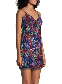 Fully Beaded Mini Dress