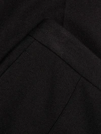 Brushed Wool-Blend Straight-Leg Pants