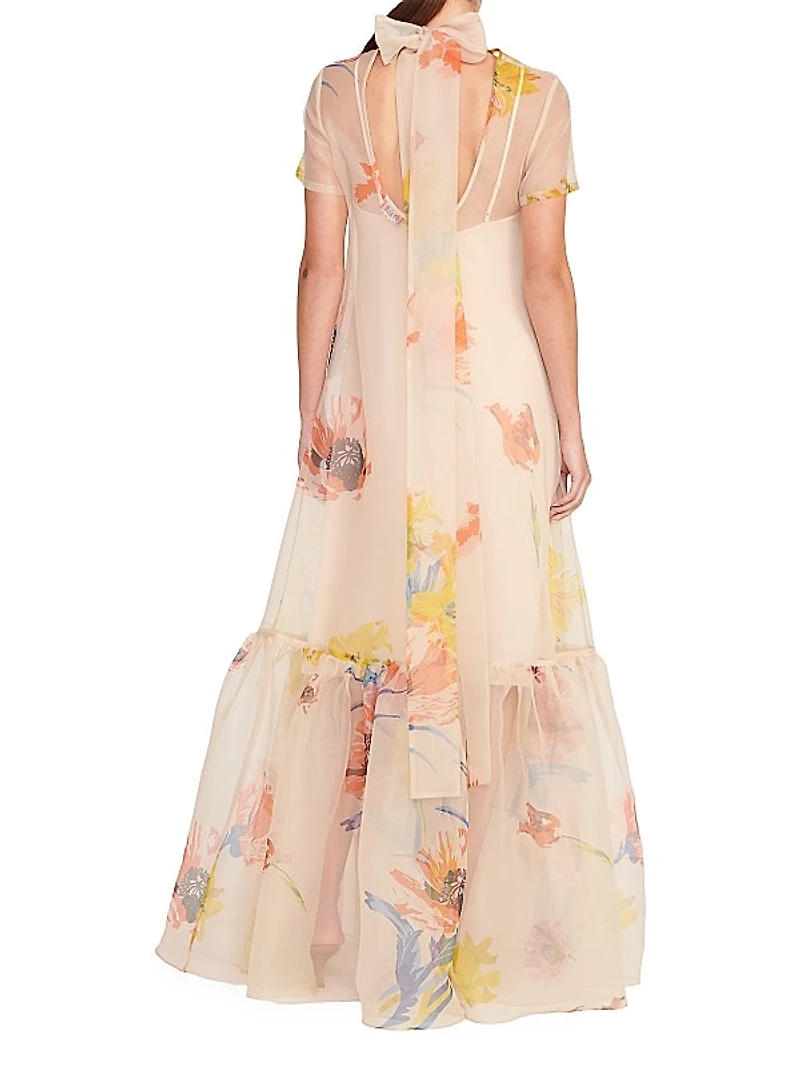 Calluna Floral Organza Gown