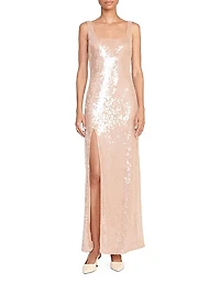 Le Sable Sequined Column Gown