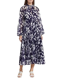 Abbie Floral Chiffon Maxi Dress