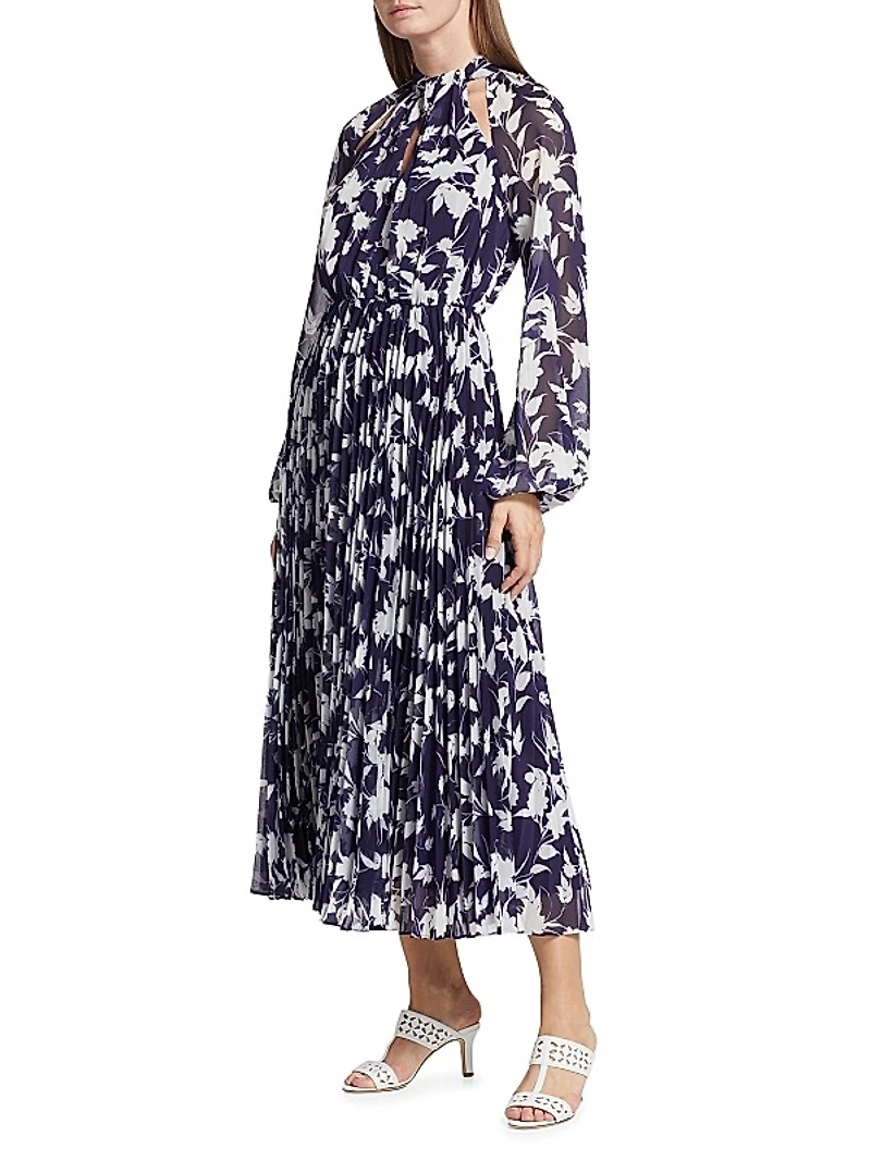 Abbie Floral Chiffon Maxi Dress