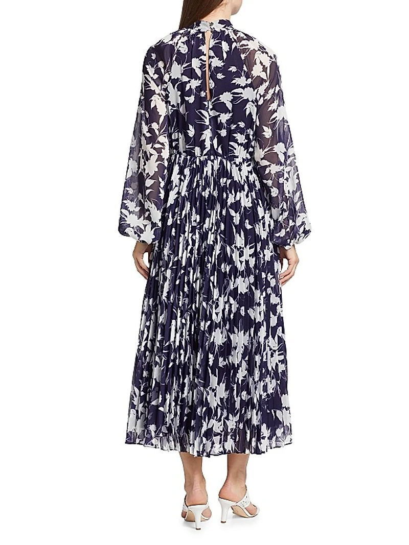 Abbie Floral Chiffon Maxi Dress