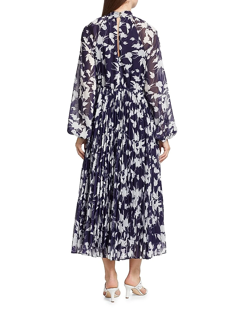 Abbie Floral Chiffon Maxi Dress