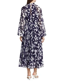 Abbie Floral Chiffon Maxi Dress