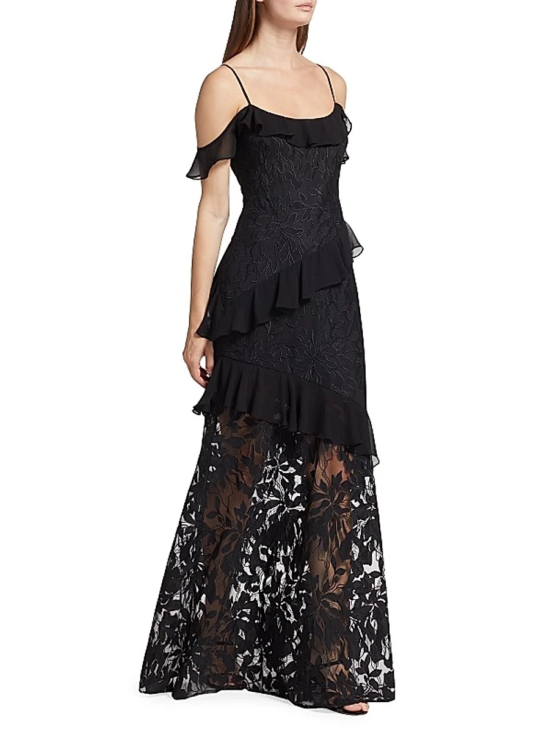 Sienna Floral Tulle Gown