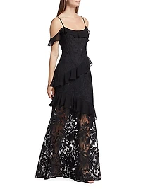 Sienna Floral Tulle Gown