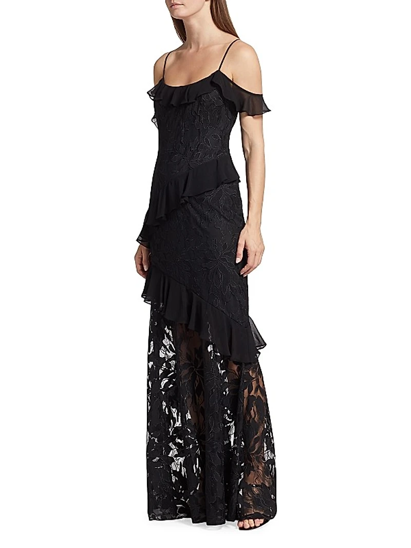 Sienna Floral Tulle Gown