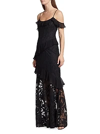 Sienna Floral Tulle Gown