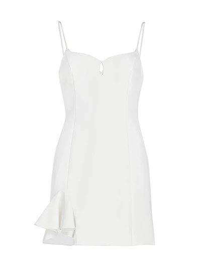 Jillian Crepe Sweetheart Minidress