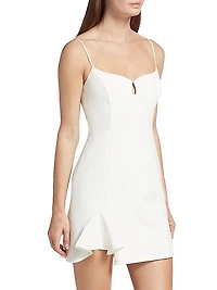 Jillian Crepe Sweetheart Minidress