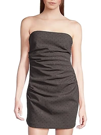Carter Strapless Diamante Minidress