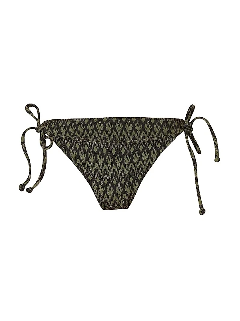 Ikat Side-Tie Bikini Bottoms