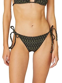 Ikat Side-Tie Bikini Bottoms