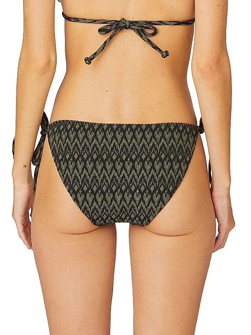 Ikat Side-Tie Bikini Bottoms