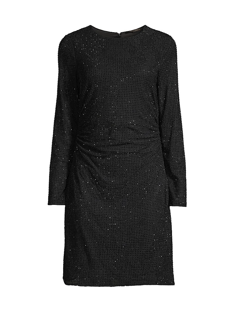 Sloane Sequined Knit Minidress