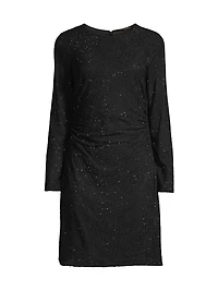 Sloane Sequined Knit Minidress