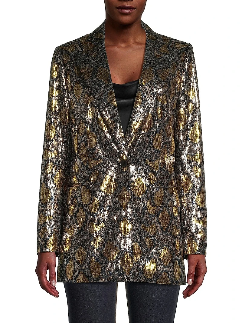 Audrey Snake Sequin Jacket