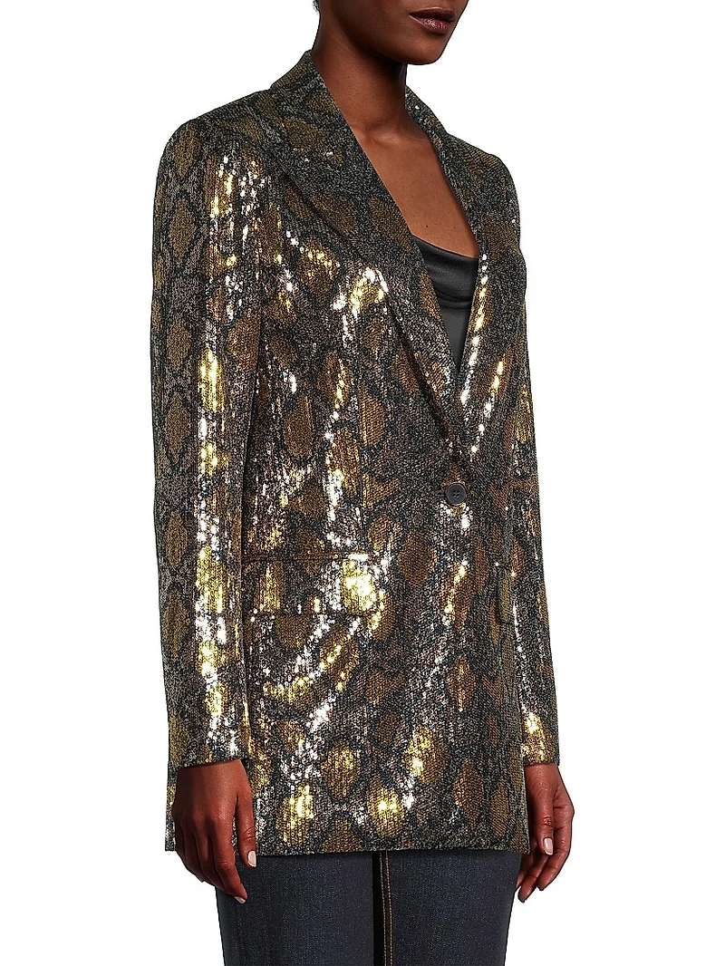 Audrey Snake Sequin Jacket