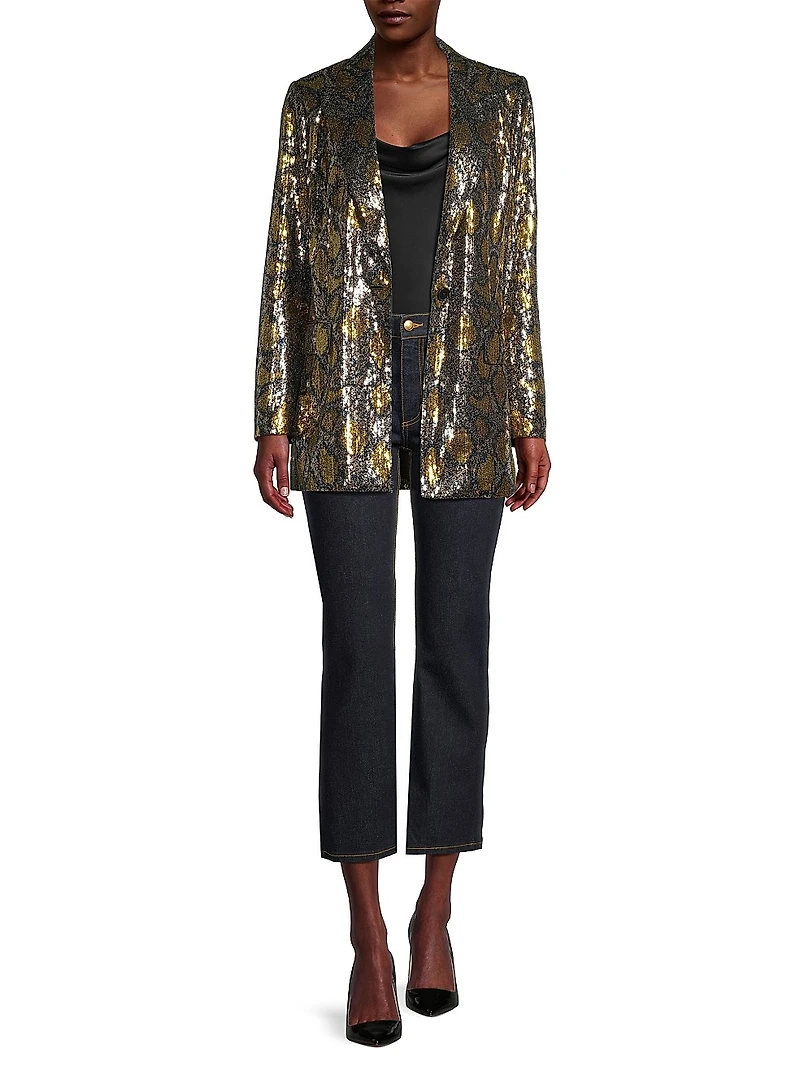Audrey Snake Sequin Jacket